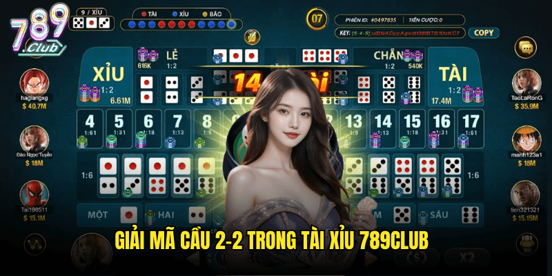 Cầu 2-2 Trong Tài Xỉu Tại 789club: Phương Pháp Nhận Diện Và Khai Thác 2 Giải Mã Cầu 2-2 Trong Tài Xỉu 789club